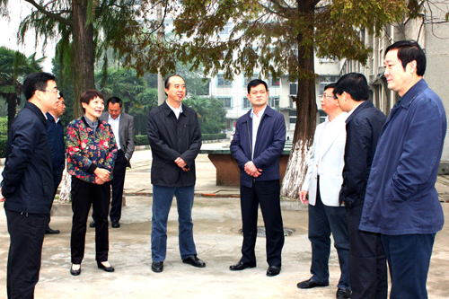 孝感市市委常委常务副市长陈义国一行莅校调研指导工作